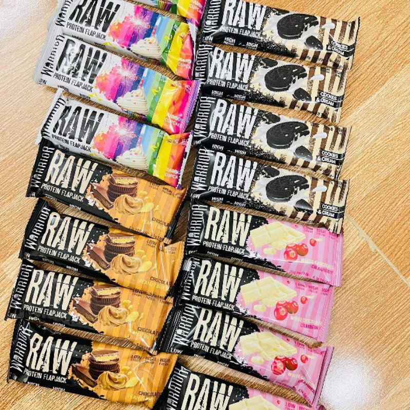 Thanh Bánh Protein Warrior Bar CRUNCH / COOKIES Bánh Protein Warrior Cookie Có Nhiều Vị- Hà Nội Supplements