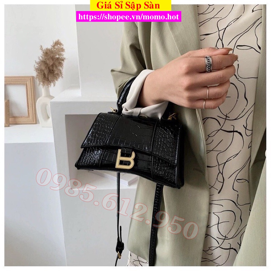 [Mã 44FASHIONSALE1 giảm 10k đơn từ 50k] Túi Xách Chữ B Vân Rắn Siêu Đẹp ( mã KB120)