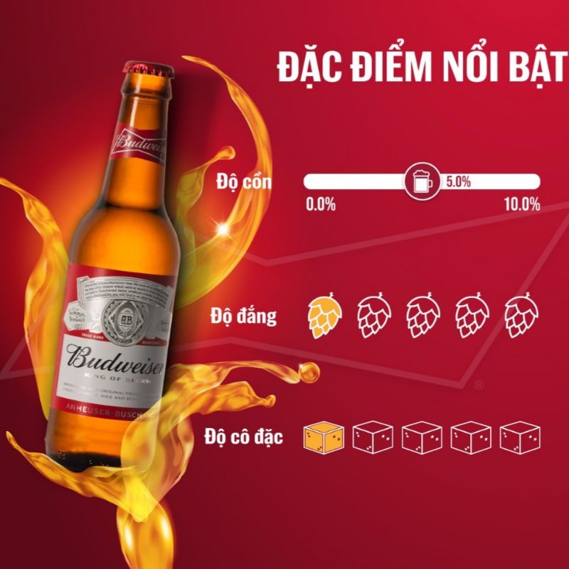 Bia budweiser chai