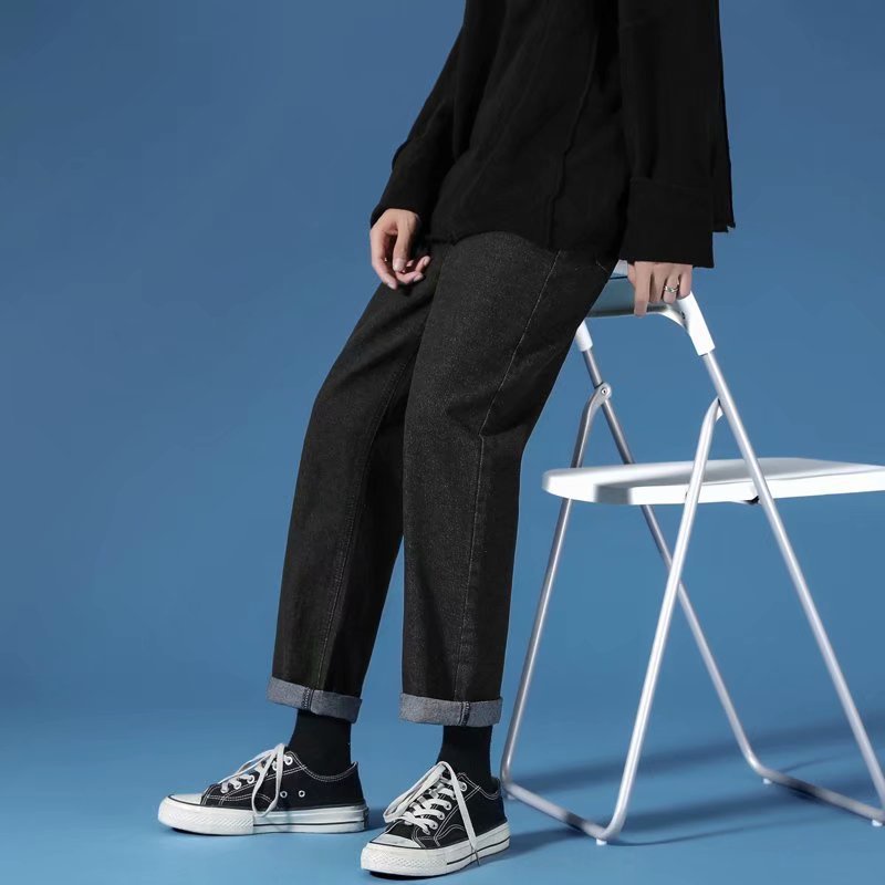Quần Jeans Nam Baggy ống suông rộng Hottrend 2022