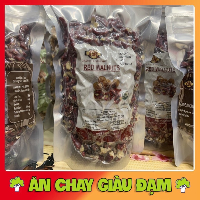 Hạt óc chó đỏ 500g