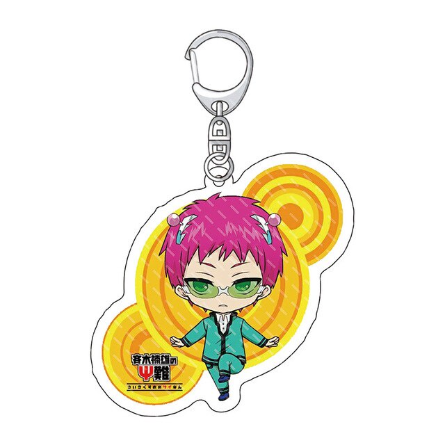 Móc khóa chibi Manga Saiki Kusuo no Psi-nanno Psi-nan móc khoá quà lưu niệm phụ kiện túi xách balo keyring bằng arcrylic