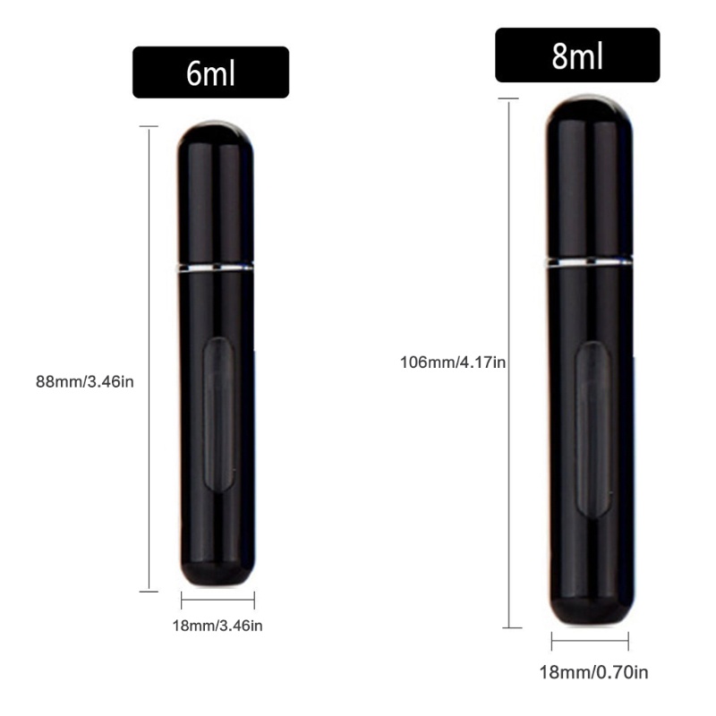 Bình Xịt Mini Bằng Nhôm Có Thể Đổ Đầy Lại