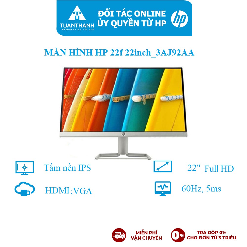Màn hình máy tính HP 22F-3AJ92AA