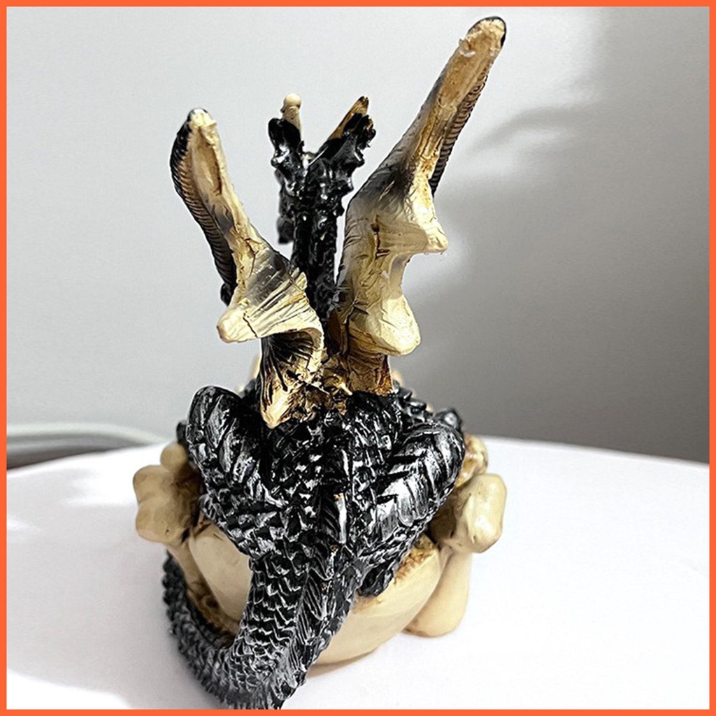 Tượng Rồng Baphomet Thủ Công Bằng Nhựa Resin Để Bàn Trang Trí Nhà Cửa / Văn Phòng