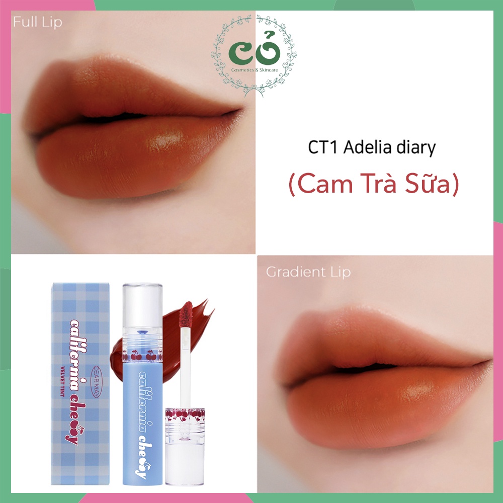 Son Kem Lì Dearmay California Cherry Velvet Tint 4.4g