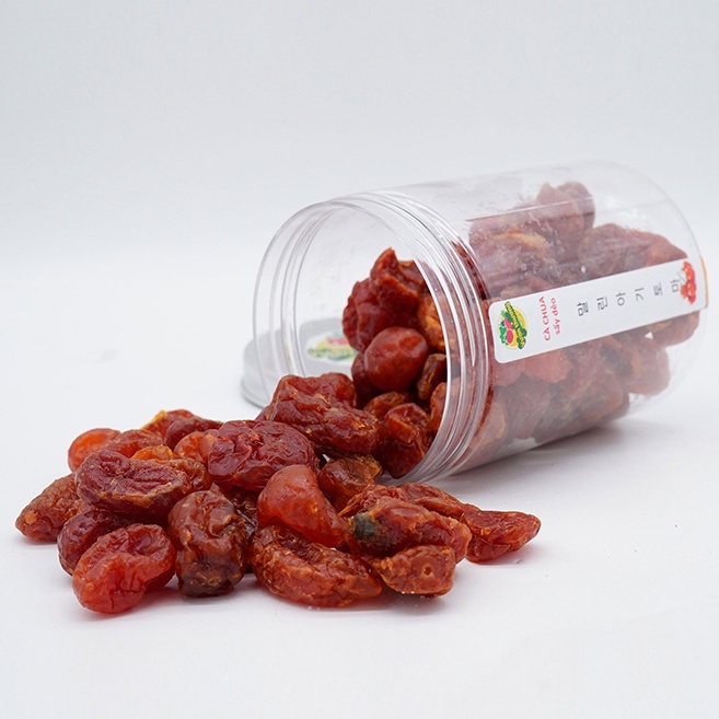 Mứt cà chua bi sấy dẻo không đường (350G) - Đặc Sản Đà Lạt - Đồ ăn vặt BTH