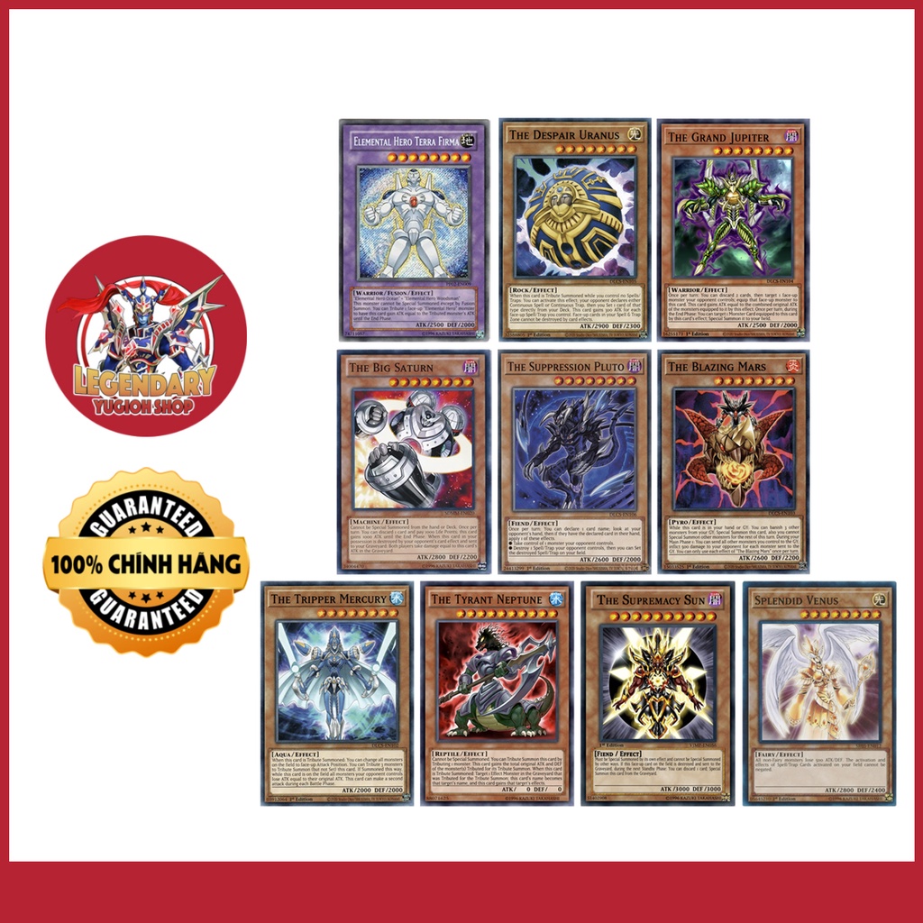 [EN][Thẻ Bài Yugioh Chính Hãng] Bộ Sưu Tập - The Legendary Planets - Các Chòm Sao Trong Hệ Mặt Trời