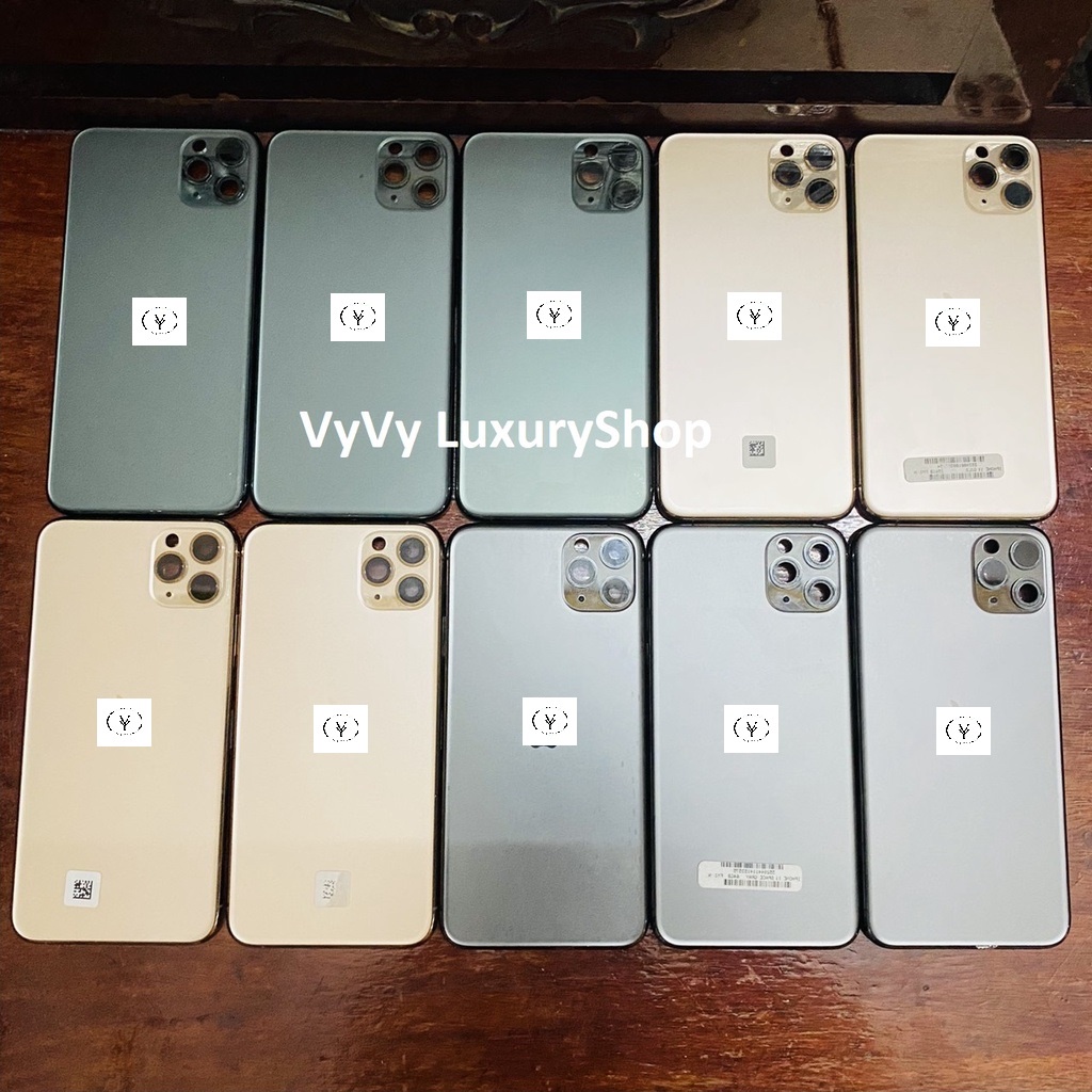 Vỏ sườn 11Promax zin 97% màu vàng, xanh, đen (tặng nút phím + khe sim)