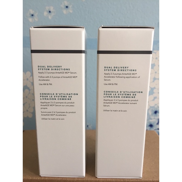 Combo AnteAge MD Serum & Accelerator bảo vệ, tái tạo, dưỡng ẩm và trẻ hóa làm da 30ml