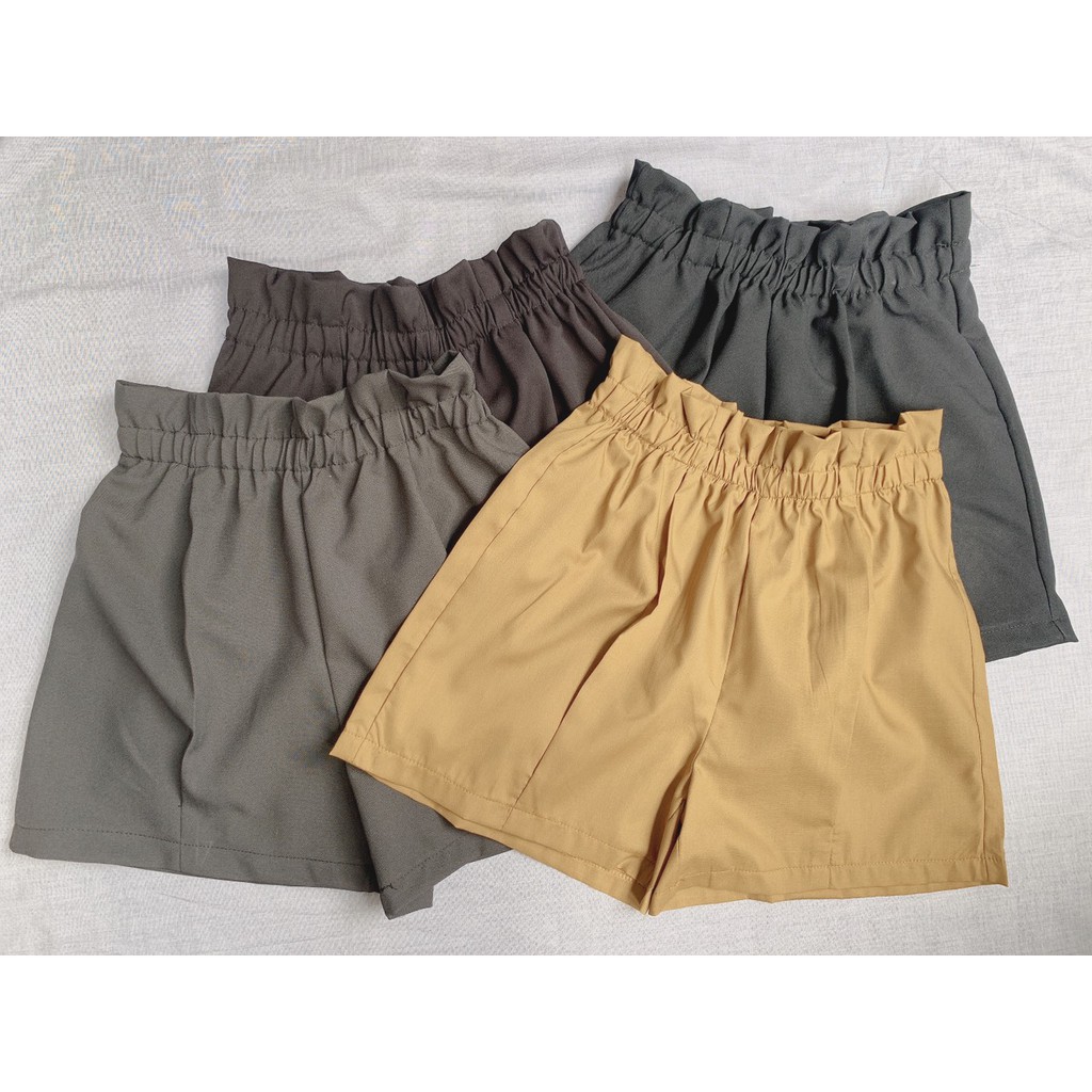Quần short nữ lưng thun nhiều màu ulzzang