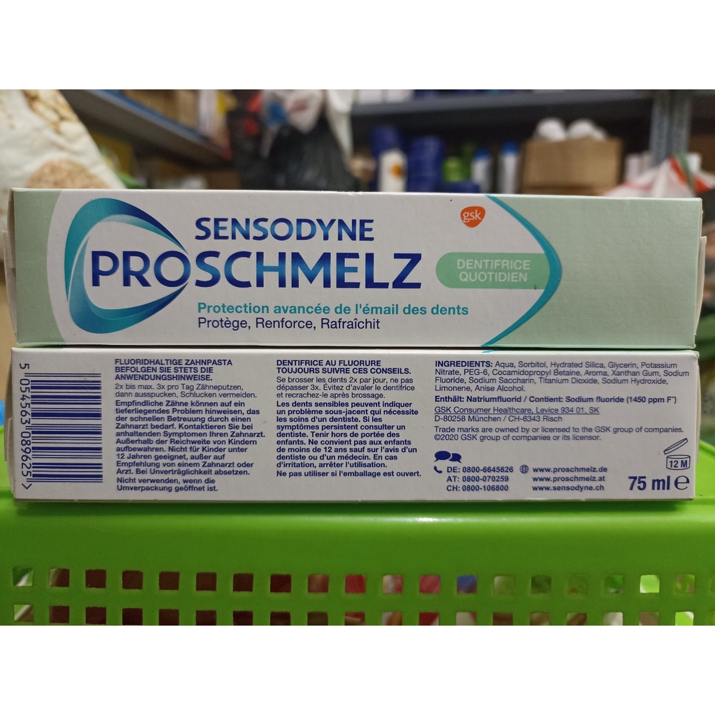 Kem đánh răng Sensodyne ProSchmelz 75ml của Đức