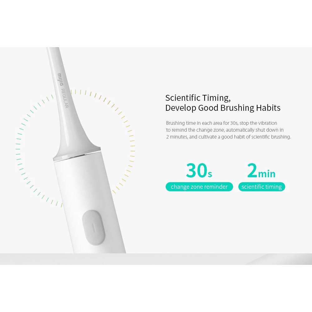 Bàn chải đánh răng điện sóng âm Xiaomi T300 không dây chống nước sạc USB