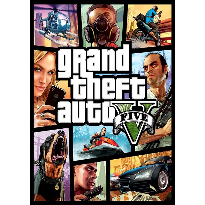 Băng Chơi Game Gta 5 Gta V Grand Theft Auto V - Pc Games / Dvd Cd Cho Máy Tính / Laptop