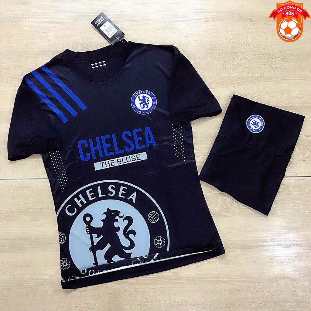 Áo Bóng Đá CLB Chelsea - Thun Thái Cao Cấp - Co Giãn 4 Chiều