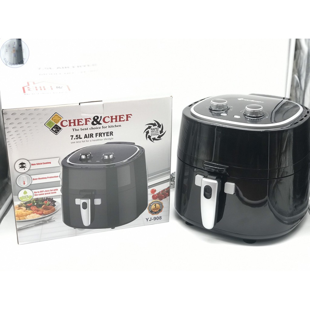 Nồi Chiên Không Dầu Chef&amp;Chef YJ-908 - Dung Tích 7.5L