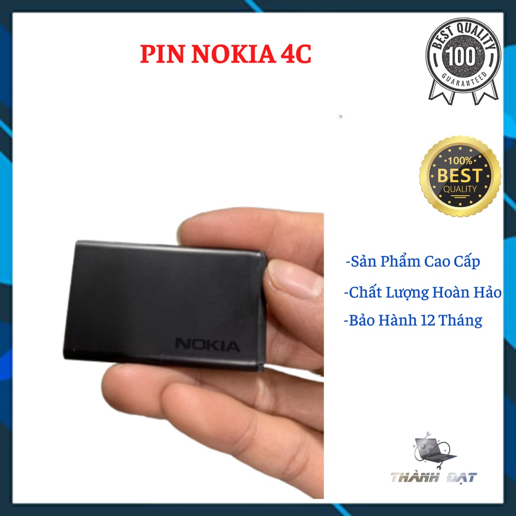 Pin nokia BL 5c 1020mAh 3.7v 3.8Wh / nokia 1280/1200/105/107/108