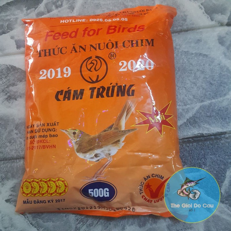 Cám trứng(cám chim) ba vì đã xay mịn câu cá 500gr-cám chim xay nhiễn câu cá