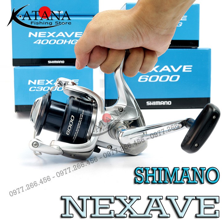 Máy Câu Shimano Nexave 2500 3000 4000 5000 6000 8000