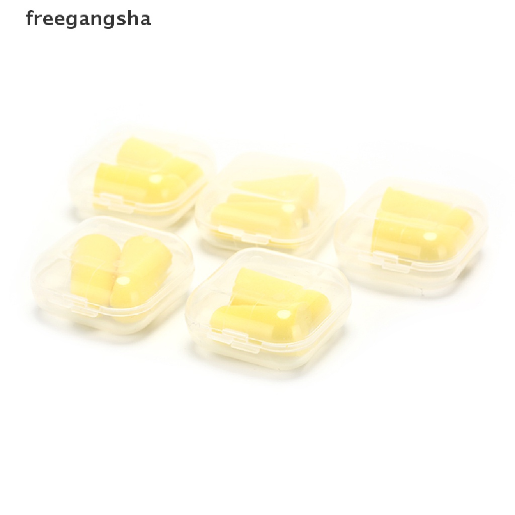 [FREG] soft foam ear plugs tapered travel sleep noise sound reduction earplugs FDH