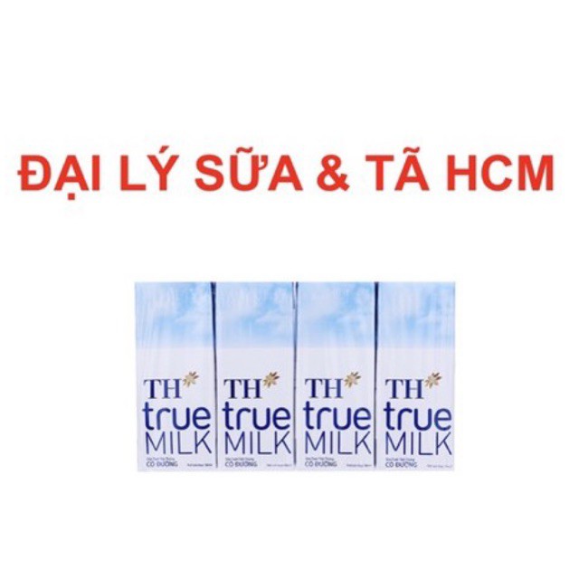 ( Đủ Mùi ) Sữa Tươi TH True Milk - 4 hộp x 180ml