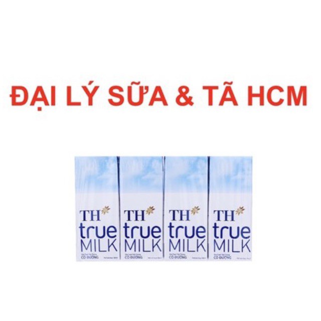 ( Đủ Mùi ) Sữa Tươi TH True Milk - 4 hộp x 180ml