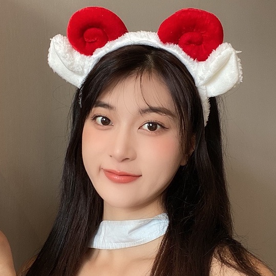 Cài tóc băng đô thỏ gấu bông nhìu mẫu xinh xắn hot TikTok