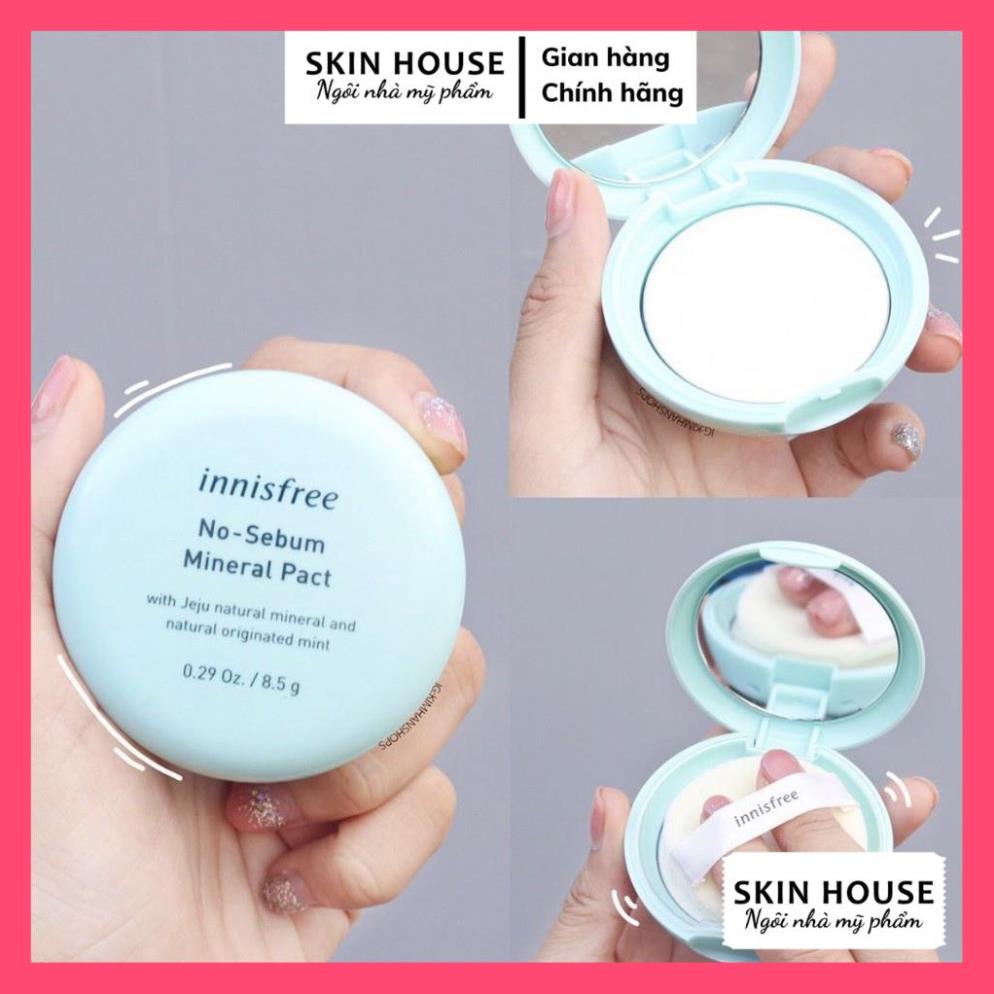 Phấn Phủ Dạng Nén Innisfree No Sebum Mineral Pact 8,5g