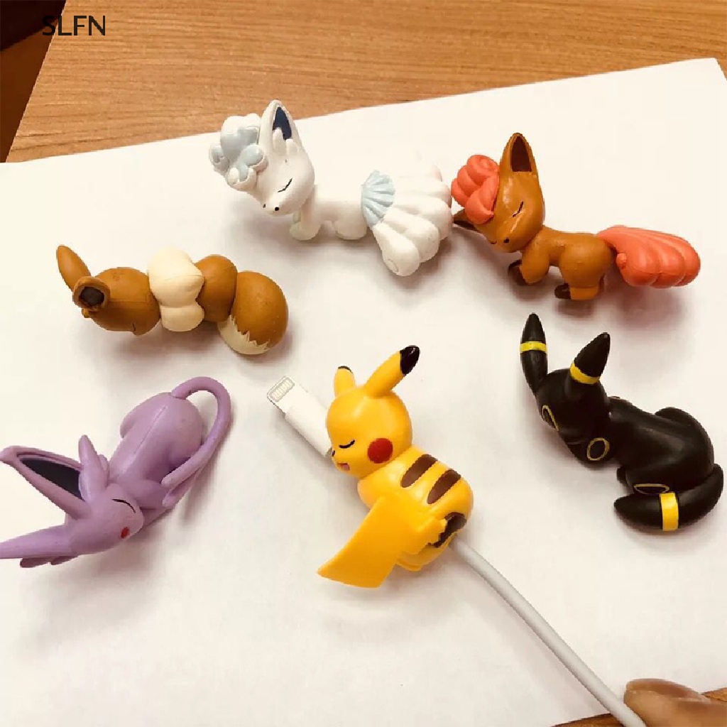 Phụ kiện bảo vệ đầu dây cáp USB hình Pokemon Pikachu