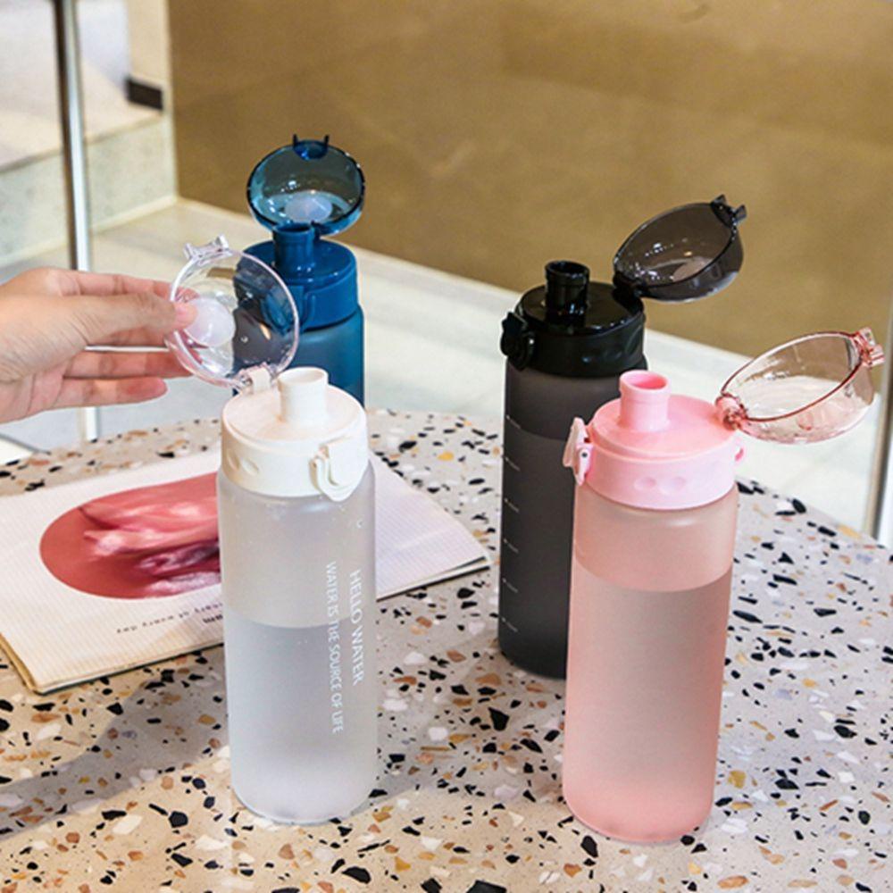 YIYU Bình Đựng Nước Trong Suốt Có Nắp Đậy Chống Tràn Tiện Dụng