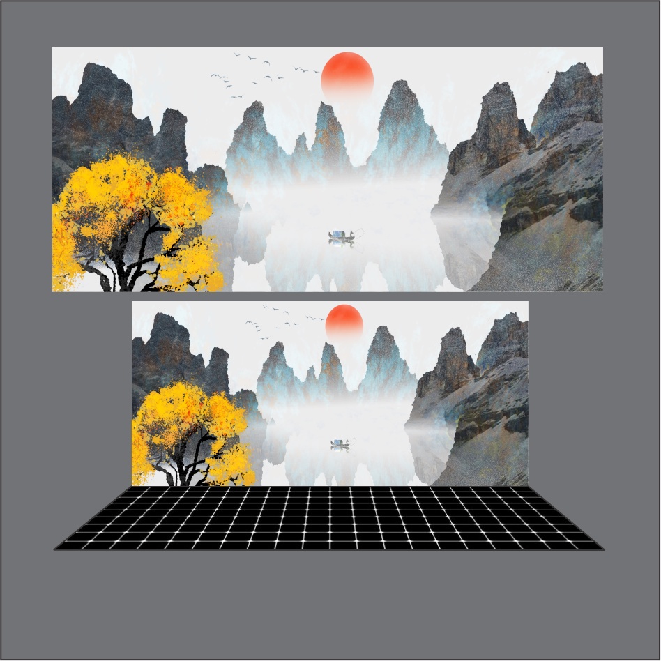 Decal dán hồ cá 3D nhiều kích thước