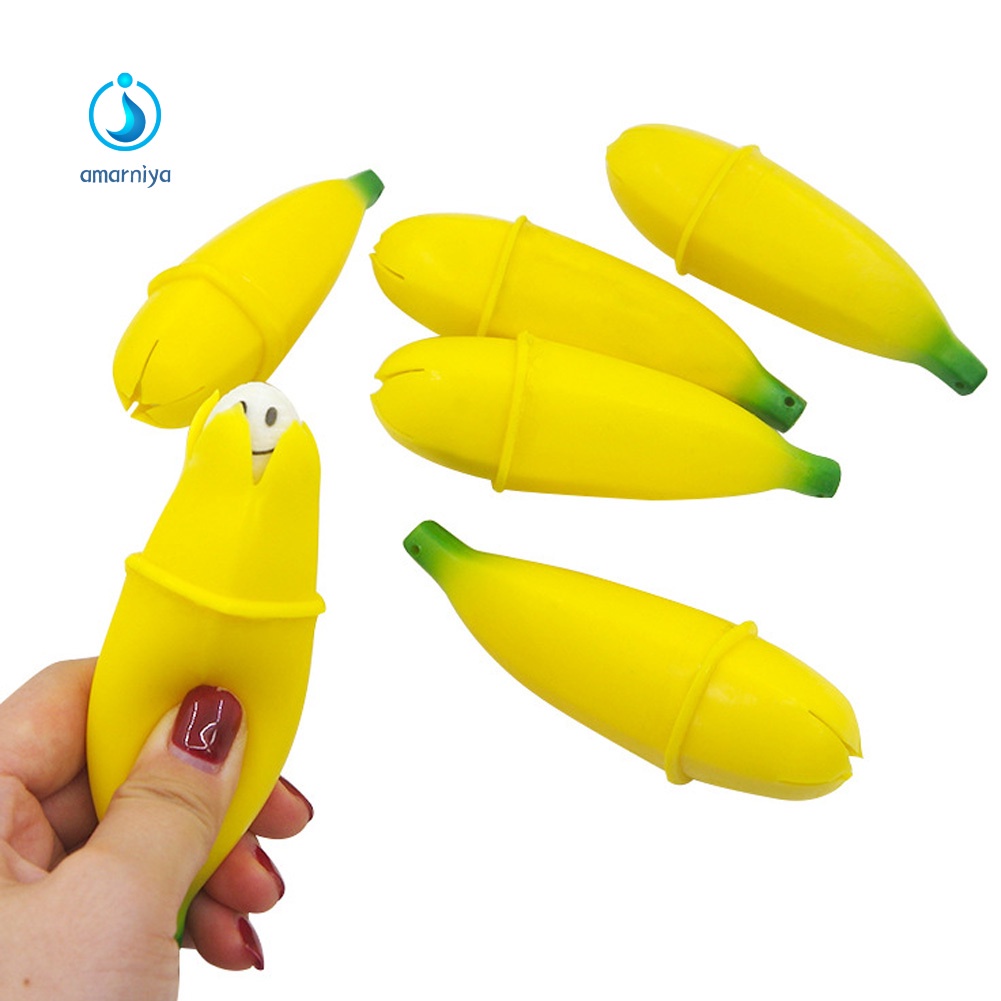 Đồ Chơi Nắn Bóp Giúp Giải Tỏa Căng Thẳng Hình Quả Chuối Ngộ Nghĩnh