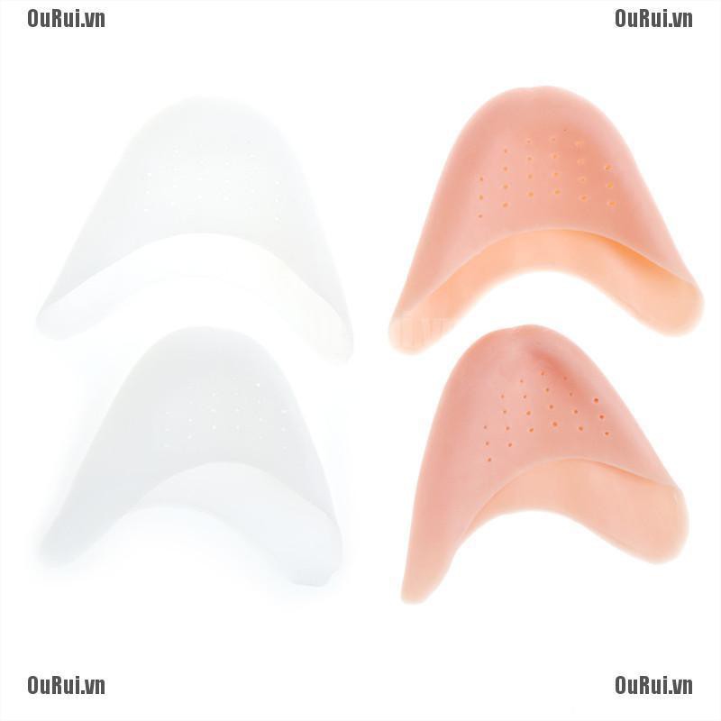 Bộ 2 Miếng Đệm Silicon Mềm Bảo Vệ Ngón Chân Khi Múa Ba Lê