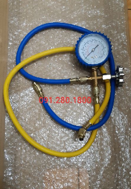 [Mã 159ELSALE hoàn 7% đơn 300K] Đồng hồ nạp gas đơn điều hòa, tủ lạnh kèm dây dẫn