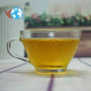 BỘ 6 TÁCH TRÀ THỦY TINH CÓ ĐĨA 180ML SK SANG CHẢNH