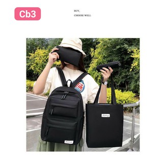 SET 4 MÓN- ĐEN 2 HỘP PHONG CÁCH NGẦU -CB3
