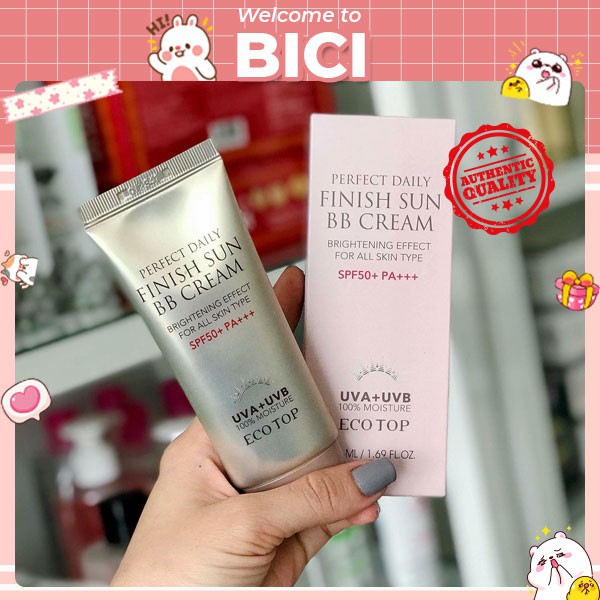 Kem Nền Chống Nắng EcoTop Perfect Daily Finish Sun BB Cream