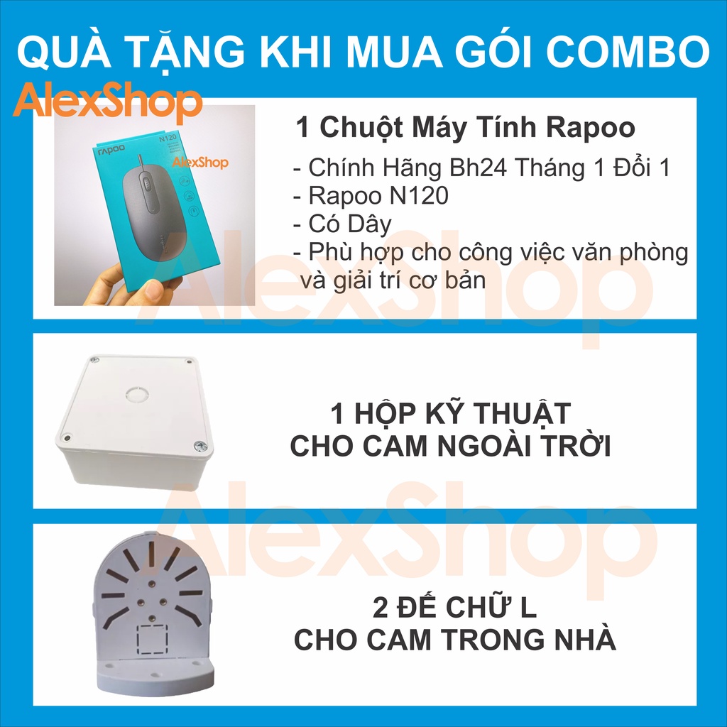 [64Gb] Combo 2 Camera Imou A22 và 1 F22 FullHD Trong Nhà Ngoài Trời - Quà Tặng Hấp Dẫn