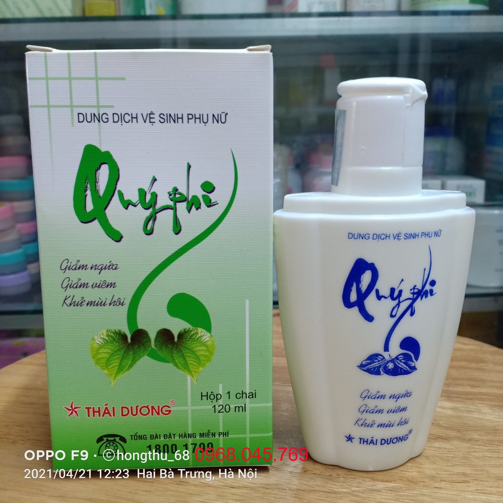 Dung dịch vệ sinh phụ nữ Quý Phi 120ml