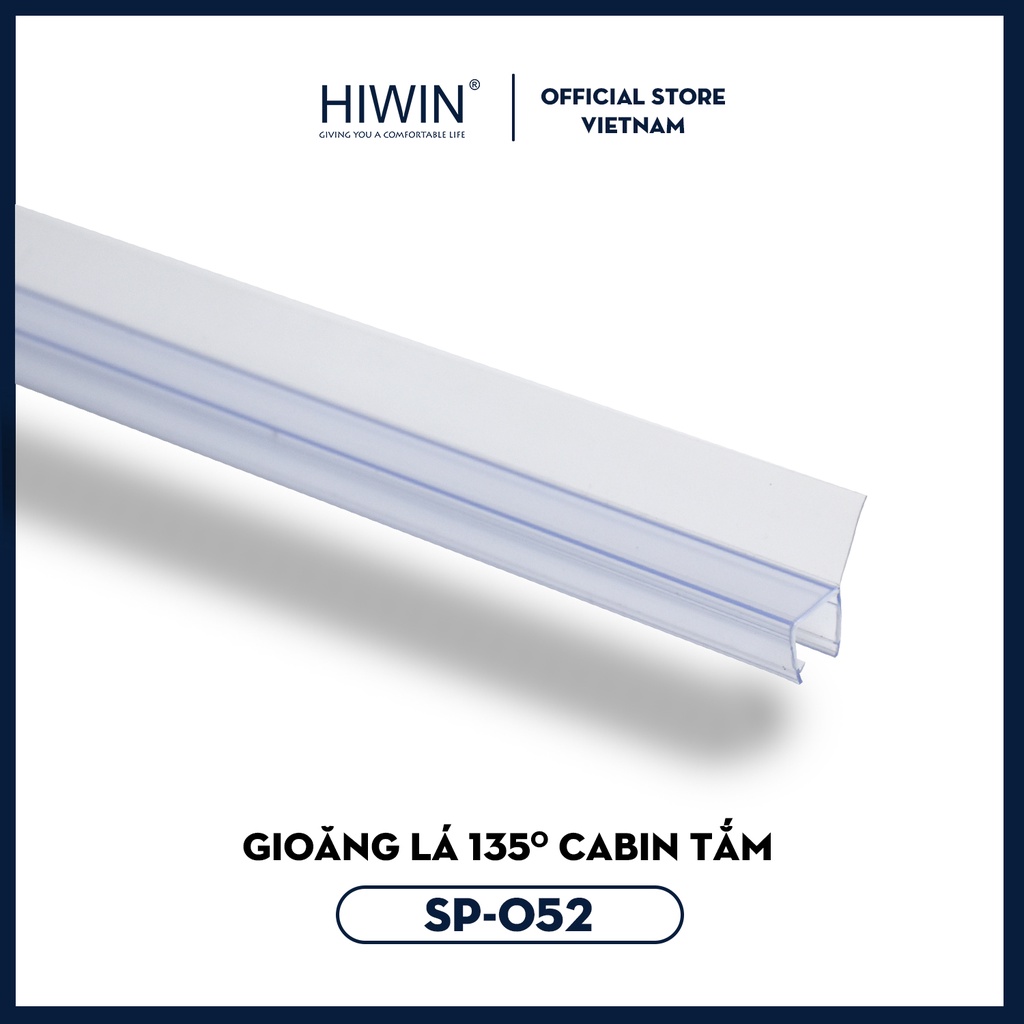 Combo 2 gioăng chắn nước 135 độ cho phòng tắm kính Hiwin SP-052