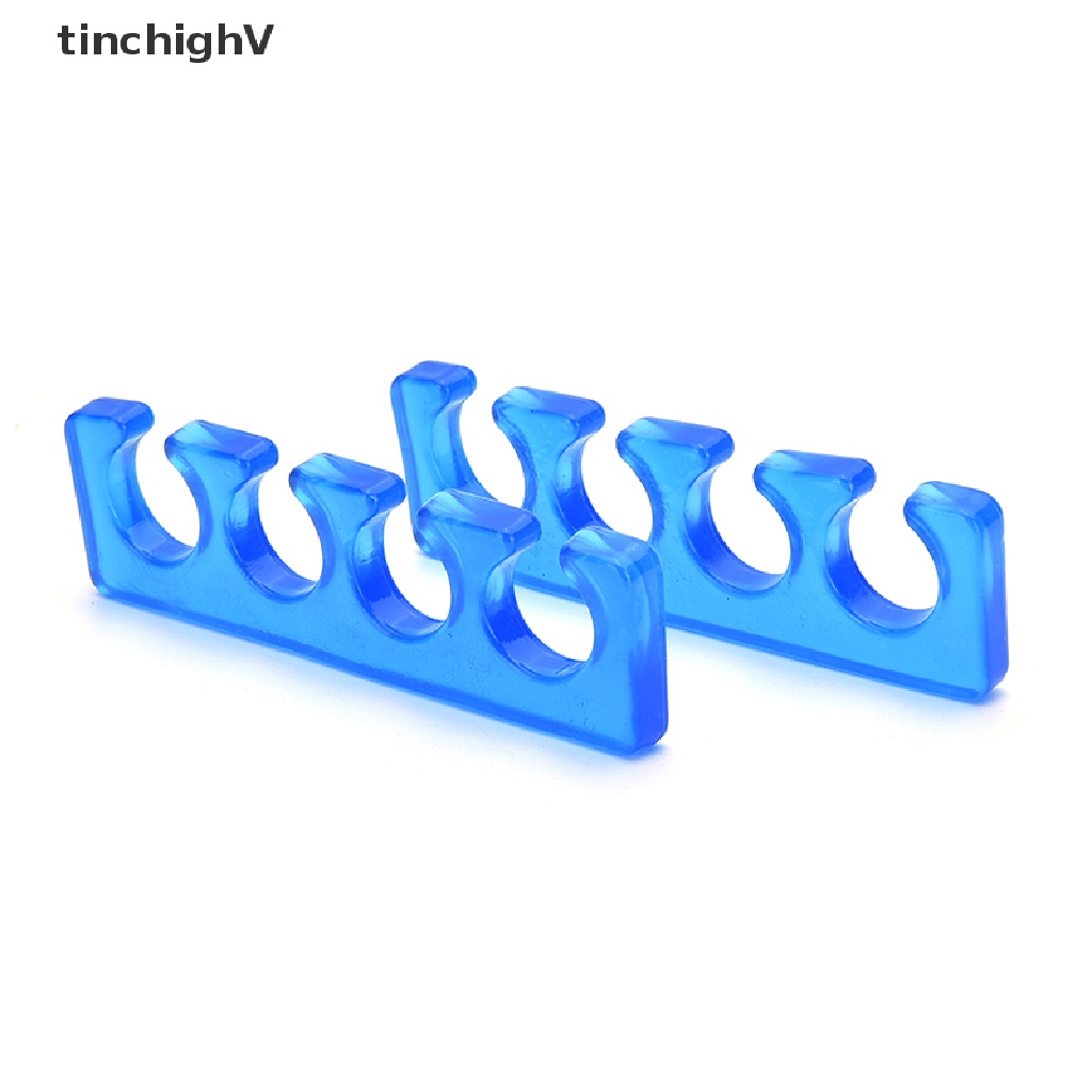 1 Cặp Dụng Cụ Tách Ngón Chân Chất Liệu Silicon Mềm Hỗ Trợ Làm Móng Nghệ Thuật