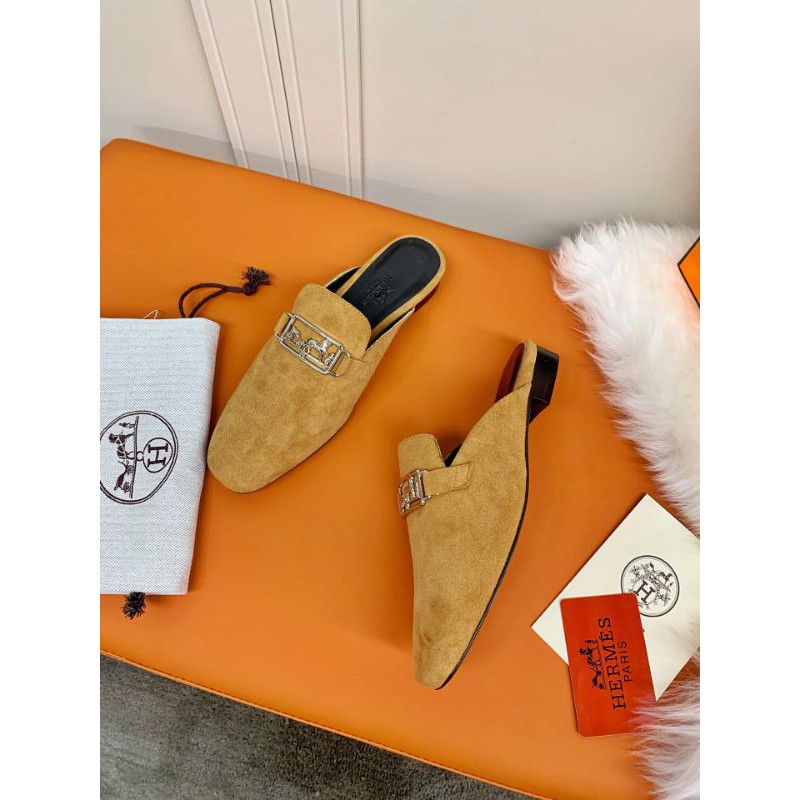 Dép sục nữ thời trang HM da cao cấp nhập khẩu