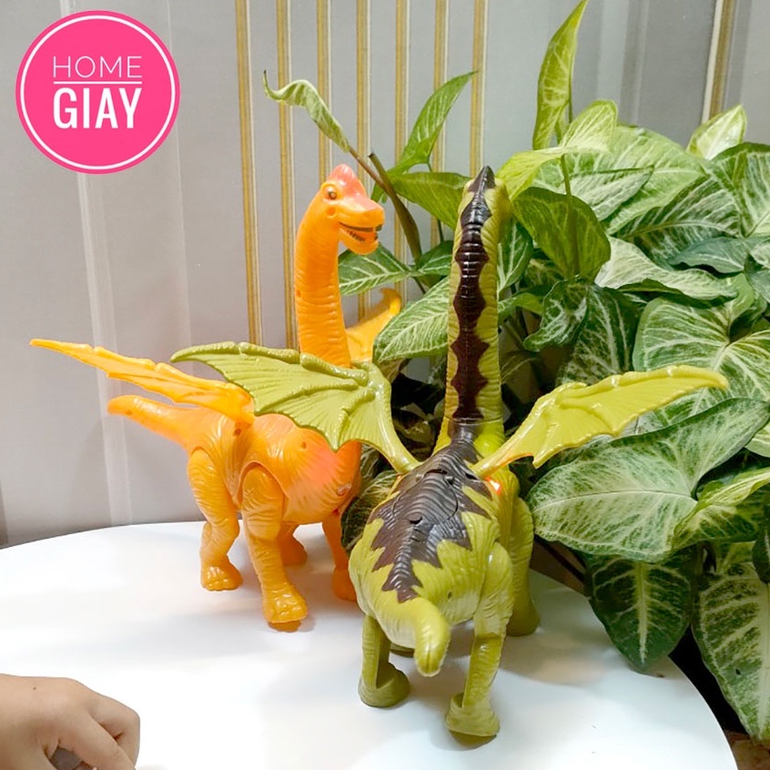 Đồ chơi Khủng long đẻ trứng biết đi có nhạc đèn cho bé shop home giay