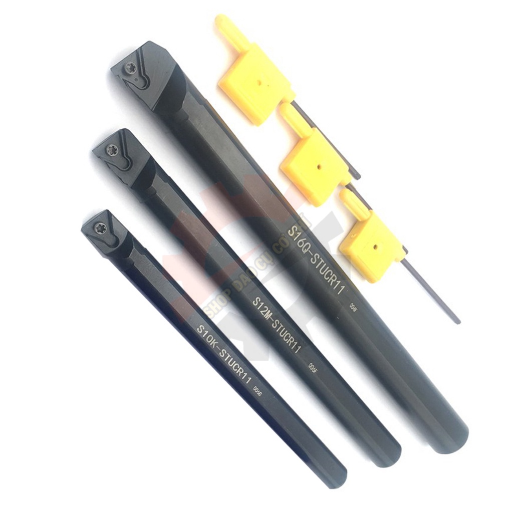 Cán dao móc lỗ dùng để lắp mảnh chíp tiện TC11/TCMT11 đầy đủ kích thước thông dụng