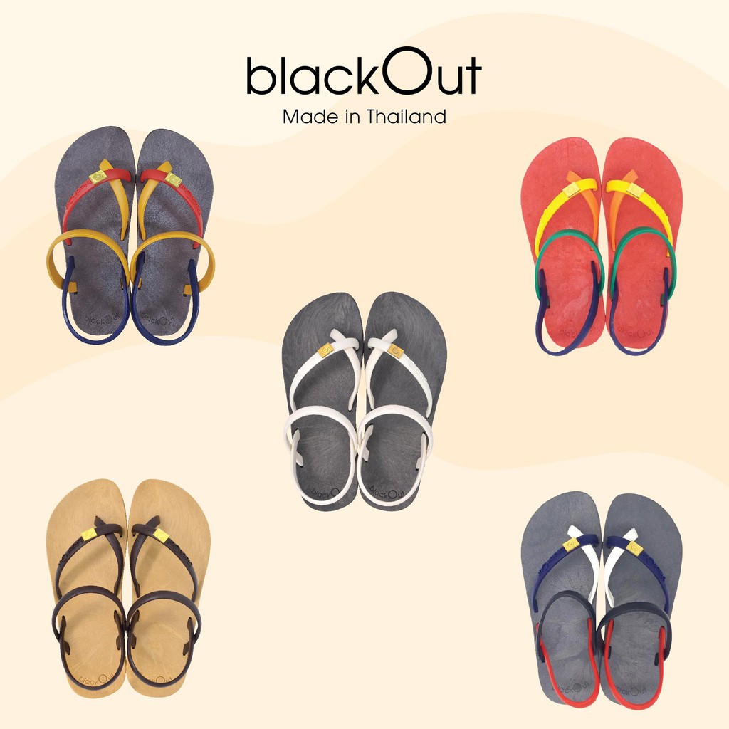Giày xỏ ngón blackOut | Nữ