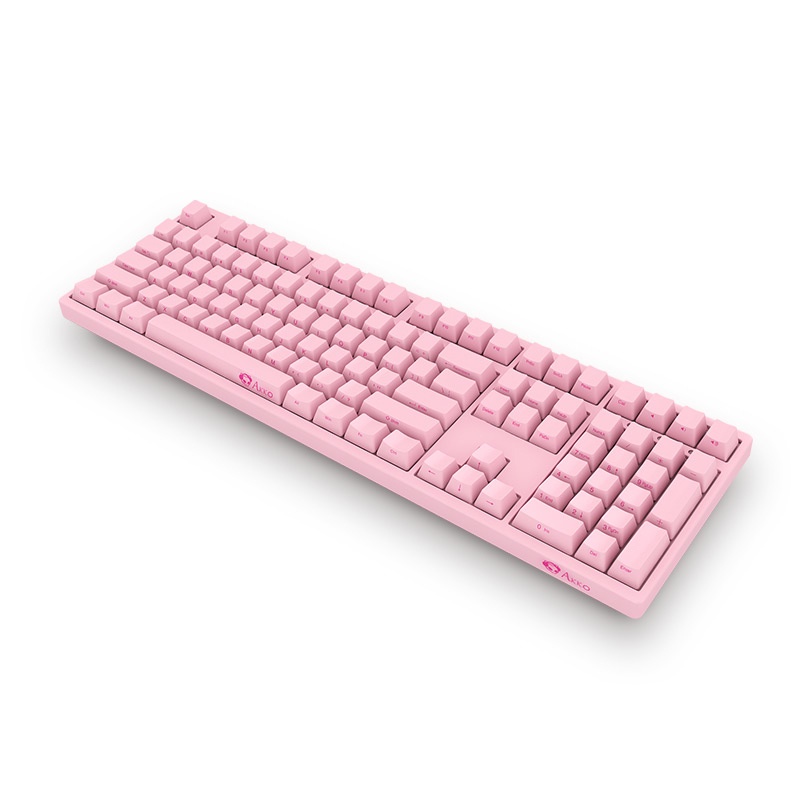 SIEU KHUYẾN MẠI Bàn phím cơ AKKO 3108SP Pink / Black (Akko Switch v2 orange , Blue , Pink) Chính Hãng