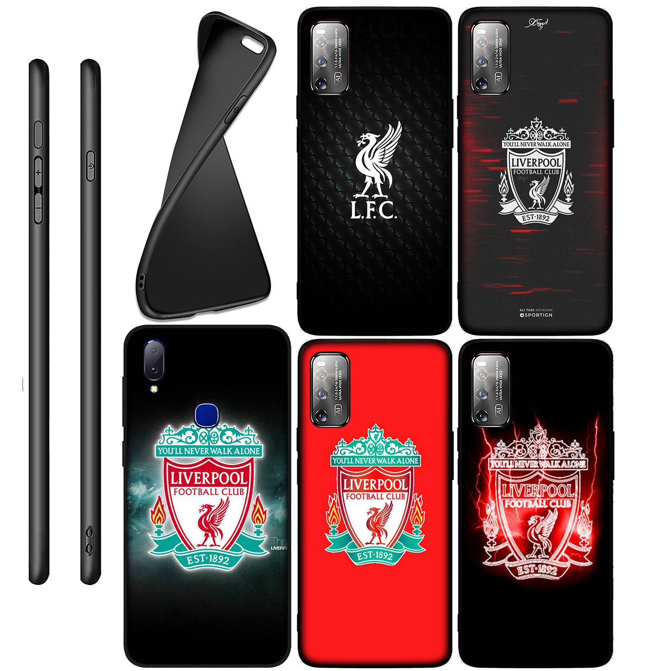 Ốp điện thoại silicon mềm hình logo Liverpool cho iPhone XR X XS Max 7 8 6 6s Plus + 6Plus 7Plus 8Plus