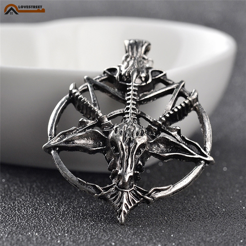 Dây Chuyền Mặt Hình Đầu Cừu Viking Dành Cho Nam