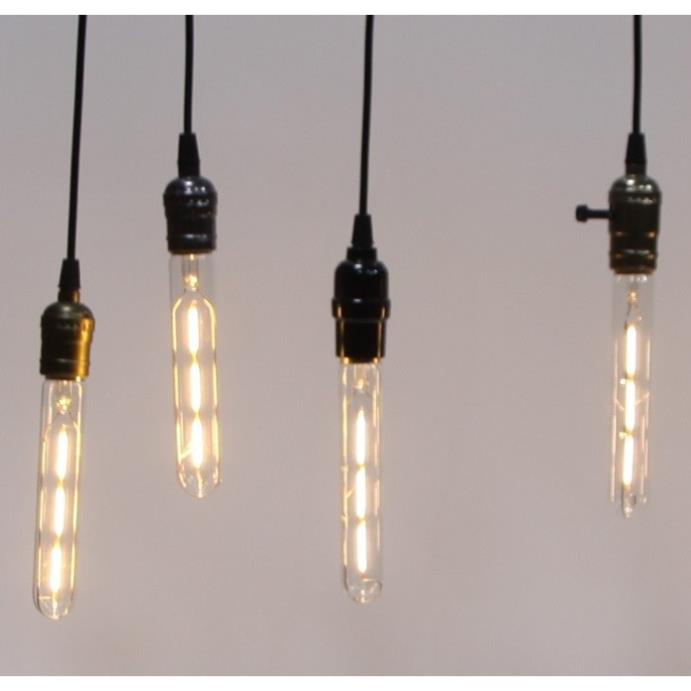 Bộ 10 dây đèn thả Vintage bóng đèn Led Edison T185 4W