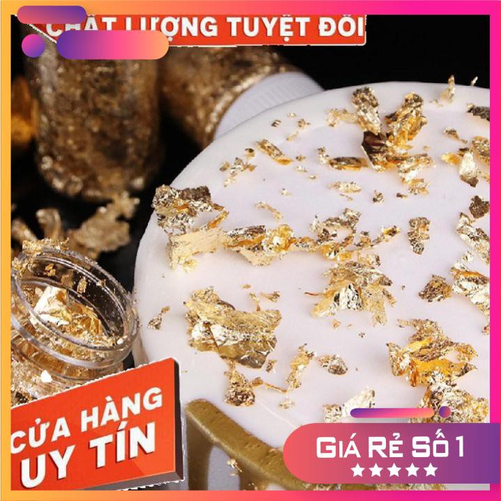 Lá Bạc, Lá Vàng [ HANG ĐẸP ] Trang trí bánh kem, bánh sinh nhật